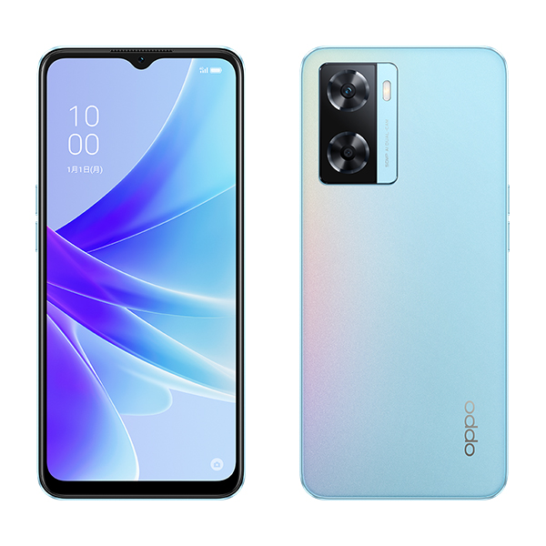 OPPO A77-ブルー